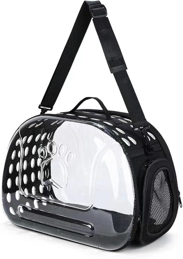 Transparent Pet Carrier Bag – Stylish, Breathable, and Comfortable