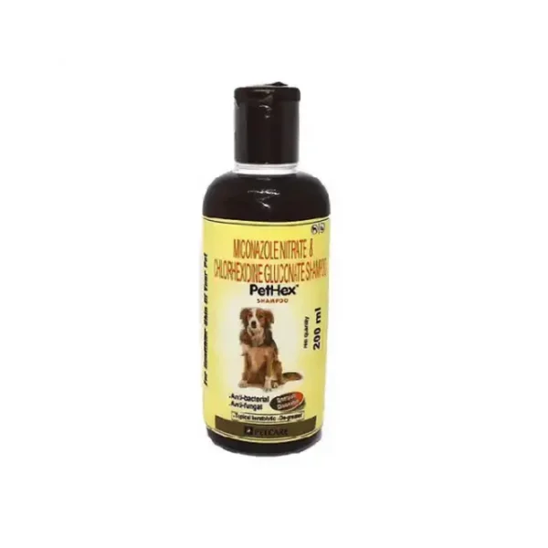 PetCare Pethex Medicated Anti-Fungal Shampoo – 200ml