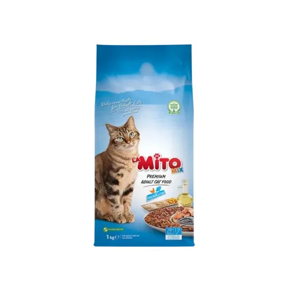Mito Mix Premium Adult Cat Food Chicken & Fish 1kg