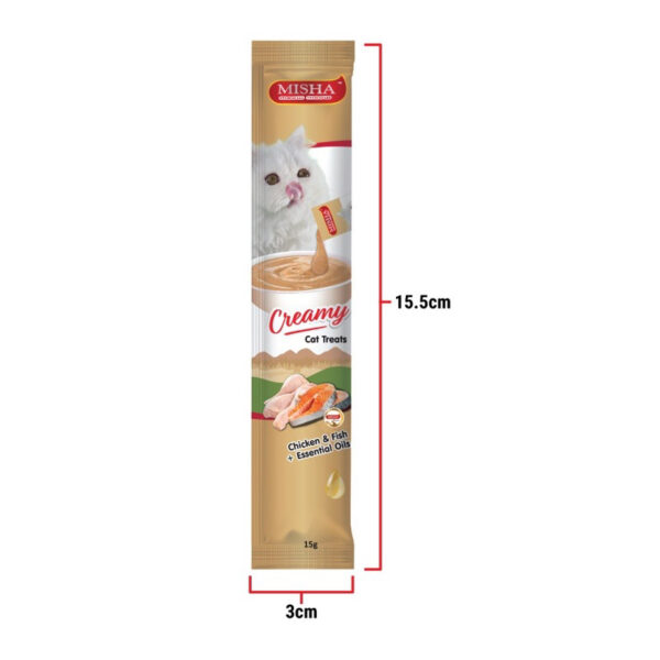 Misha Creamy Cat Treat 15g  ( One Stick)