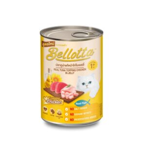 Bellotta Cat Canned Food – Real Tuna Topping Chicken in Jelly (400g)