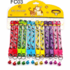 Camofulage Nylon Thread Cat Collars with Bell 1 Piece