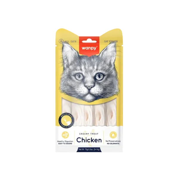 Wanpy Creamy Treat Chicken (5×14g)