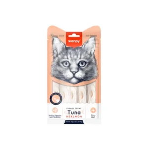 Wanpy Creamy Treat Tuna and Salmon  (5×14g)